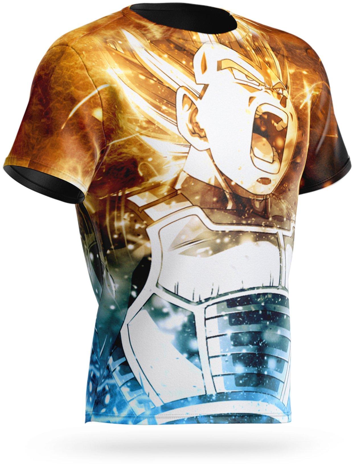 T-Shirt Dragon Ball Super Vegeta Rage Saiyan