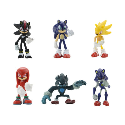 Figurines Sonic The Hedgehog 5-7 cm - Set de 6 pièces vol 2