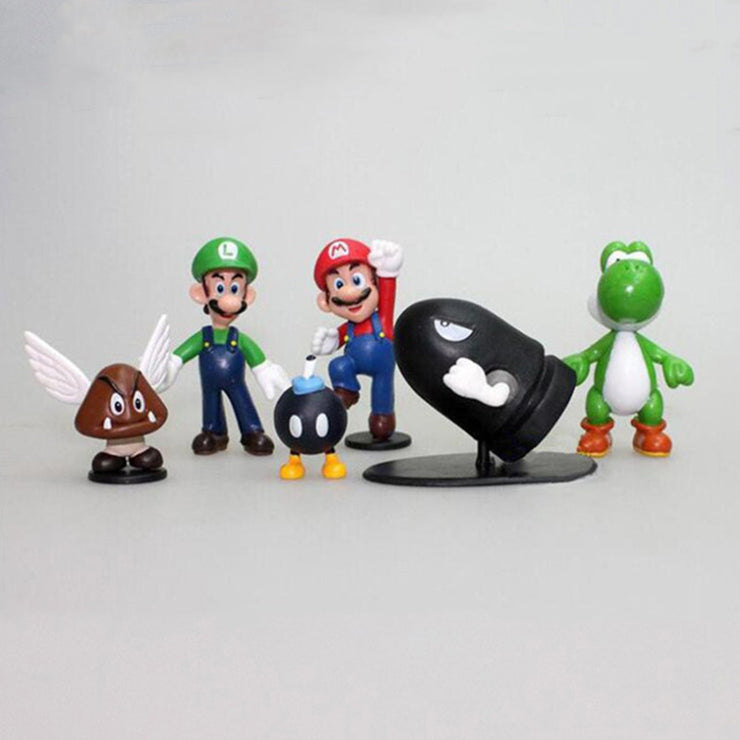6 Figurines Mario - Lot 4