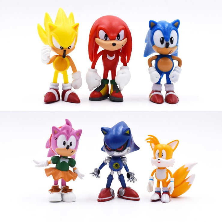 Figurines Sonic The Hedgehog 5-7 cm - Set de 6 pièces