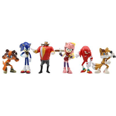 Figurines Sonic The Hedgehog 5-7 cm - Set de 6 pièces vol 3